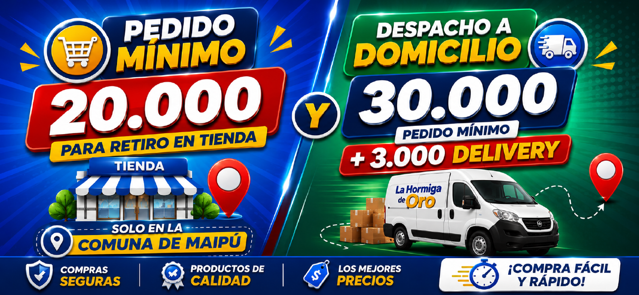 Delivery de productos para tu casa y toda tu despensa en Maipú